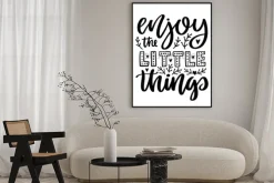 Plakat: Wektor plakat z elementami frazy i wystrój. karta typografii,