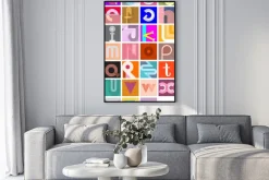 Plakat: Wektor streszczenie czcionki