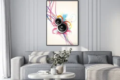 Plakat: Wektor sztuki głośników