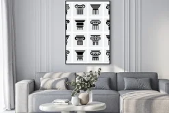 Plakat: Wektor zestaw ikon kolumna