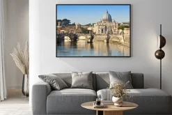 Plakat: Widok na bazylikę świętego piotra