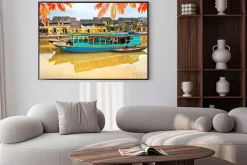 Plakat: Widok na starym mieście hoi an. wietnam