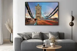 Plakat: Widok na tower bridge w londynie