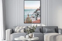 Plakat: Widok na wybrzeże amalfi