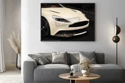 Plakat: Widok z przodu aston martin