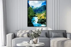 Plakat: Wieczne lodowce i góry.