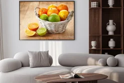 Plakat: Świeże owoce cytrusowe