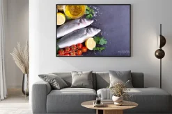 Plakat: Świeże ryby okoń morski