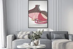 Plakat: Świeże warzywa projektowanie