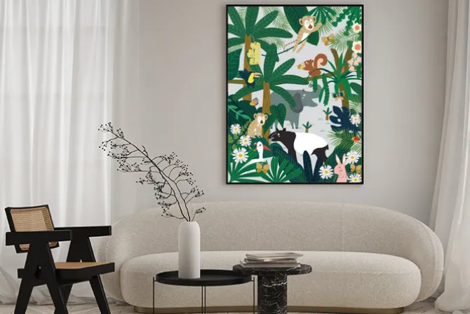 Plakat: Wild animals vector