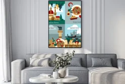 Plakat: Włochy zestaw turystyczny