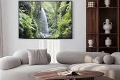 Plakat: Wodospad cascada los tilos (la palma, wyspy kanaryjskie)