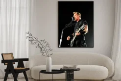Plakat: Wokalista zespołu metallica james hetfield
