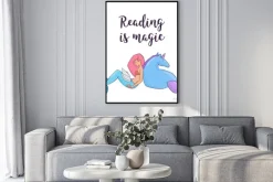 Plakat: Wróżka na białym tle wektorowej.