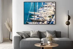 Plakat: Yachthafen anlegestelle