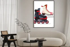 Plakat: Łyżwiarstwo ikonę projektowania