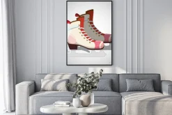 Plakat: Łyżwiarstwo ikonę projektowania