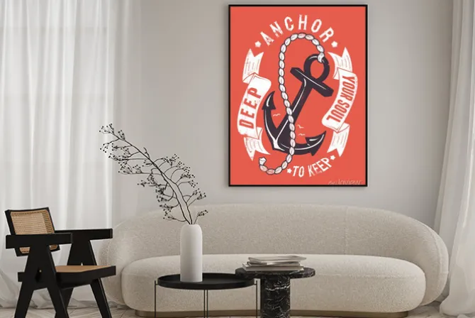 Plakat: Zakotwiczyć swoją duszę