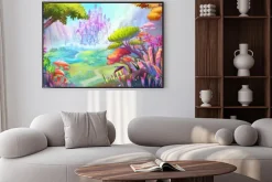 Plakat: Zamek w baśniowej krainie