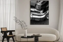 Plakat: Zamknij si? prawe reflektor czarnego b? yszcz? ce klasyczny rocznika