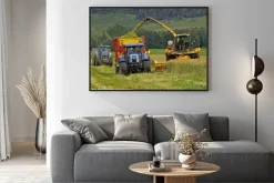 Plakat: Zbioru pszenżyto na kiszonkę