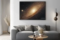 Plakat: Zdjęcie galaktyki andromedy
