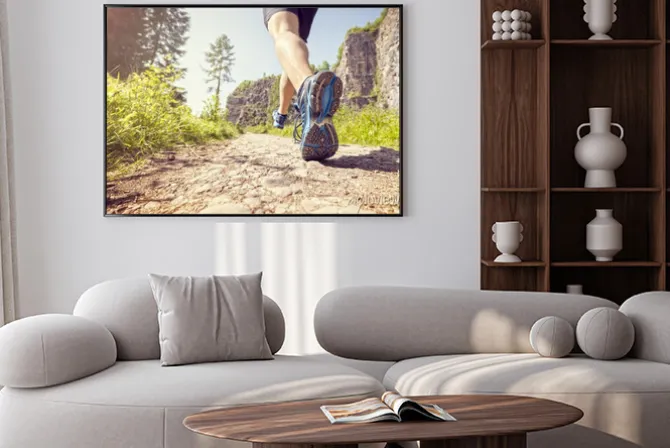 Plakat: Zdrowe prowadzony szlak