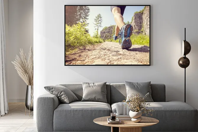 Plakat: Zdrowe prowadzony szlak