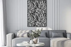 Plakat: Zebra stripes seamless pattern