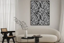 Plakat: Zebra stripes seamless pattern