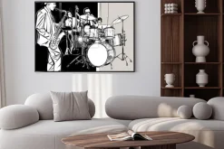 Plakat: Zespół jazzowy