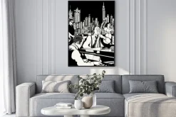 Plakat: Zespół jazzowy grający w nowym jorku