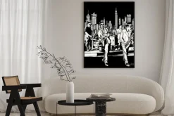 Plakat: Zespół jazzowy grający w nowym jorku