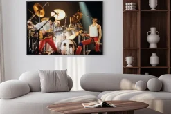 Plakat: Zespół queen podczas występu