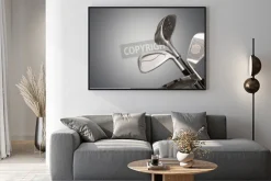 Plakat: Zestaw kijów golfowych