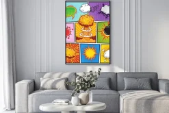 Plakat: Zestaw komiksów i wybuchu mowa pęcherzyki 2