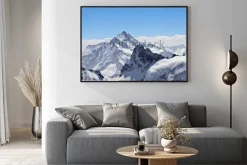 Plakat: Zimowy krajobraz w matterhorn