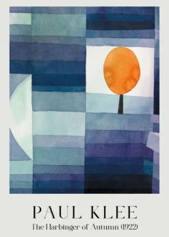 Plakat: Zwiastun jesieni reprodukcja paul klee