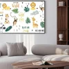 Plakat: Zwierzątka safari dla dzieci