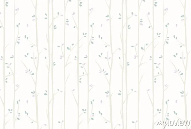 Tapeta: A fabulous forest for a childrens room. photo wallpapers for