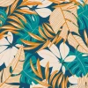 Tapeta: Abstract seamless pattern with colorful tropical leaves and flowers