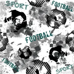 Tapeta: Abstract seamless football pattern for boys. sport football pattern.