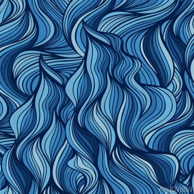 Tapeta: Abstract streaming cool water seamless background.