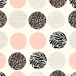 Tapeta: Abstrakcyjna geometrycznej bezszwowych deseń z zwierząt drukowania