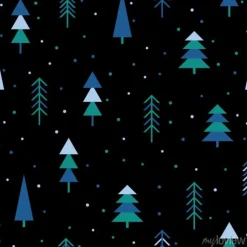 Tapeta: Abstrakcyjna lasu bez szwu deseń tła. childish prosta wyciągnąć