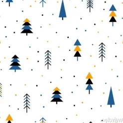 Tapeta: Abstrakcyjna lasu bez szwu deseń tła.