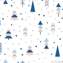 Tapeta: Abstrakcyjna lasu bez szwu deseń tła. childish prosta ręcznie