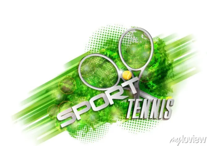 Tapeta: Abstrakcyjne tło sportu tenisowego