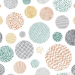 Tapeta: Ładny wzór w stylu bazgroły. wydrukuj ręcznie rysowane tkaniny.