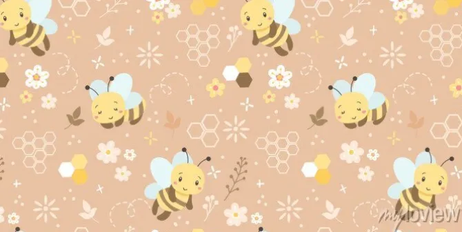 Tapeta: Adorable animal illustration seamless pattern for kids project,